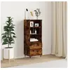 Image de Hoge kast 40x36x110 cm bewerkt hout gerookt eiken831505
