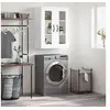 Image de Armoire murale blanc 69,5x34x90 cm bois d'ingénierie 834986
