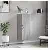 Image de Armoire murale sonoma gris 34,5x34x90 cm bois d'ingénierie 835000