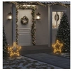 Image de Décoration Lumineuse Etoile de Noël avec Piquets 80 LED, Lumière d'Etoile de Noël, Ornement de Noël Fête Maison Jardin, Moderne, 60 cm