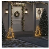 Image de Décoration lumineuse arbre de Noël avec piquets 80 LED 60 cm