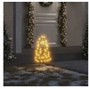 Image de Décoration Lumineuse Arbre de Noël avec Piquets 50 LED 3 pcs, Lumières d'Arbre de Noël, Ornements de Noël Fête Maison Jardin, Moderne, 30 cm