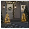 Image de Décoration lumineuse arbre de Noël avec piquets 115 LED 90 cm