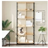 Image de Bibliothèque, Etagère à Livres avec 10 Compartiments, Meuble de Rangement Bureau Intérieur, Industriel, Chêne Sonoma Bois d'Ingénierie