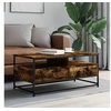 Image de Table basse chêne fumé 100x51x45 cm bois d'ingénierie835286