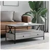 Image de Table basse sonoma gris 100x51x45 cm bois d'ingénierie 835302