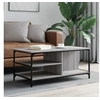 Image de Table basse Sonoma gris 100x50x45 cm Bois d'ingénierie 835307