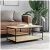 Image de Table Basse, Table d'Appoint, Bout de Canapé, Meuble de Rangement Salon Salle de Séjour Intérieur, Moderne, Chêne Sonoma Bois d'Ingénierie