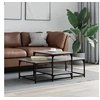 Image de Table basse sonoma gris 102x60x45 cm bois d'ingénierie 835317