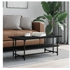 Image de Table basse Noir 100x50x40 cm Bois d'ingénierie835319