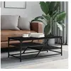 Image de Table basse noir 100x49x40 cm bois d'ingénierie 835344