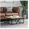 Image de Table Basse, Table d'Appoint, Bout de Canapé, Meuble de Salle de SéJour Salon Maison Intérieur, Moderne, Chêne Sonoma Bois d'Ingénierie 835370