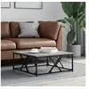 Image de Table Basse, Table d'Appoint, Bout de Canapé, Meuble de Salle de SéJour Salon Maison Intérieur, Moderne, Sonoma Gris Bois d'Ingénierie