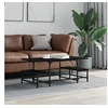 Image de Table basse noir 100x50,5x40 cm bois d'ingénierie 835374