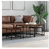 Image de Tables basses gigognes 3 pcs chêne marron bois d'ingénierie835393
