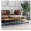 Image de Tables basses gigognes 2 pcs chêne sonoma bois d'ingénierie 835395