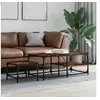 Image de Tables basses gigognes 2 pcs chêne fumé bois d'ingénierie 835396