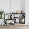 Image de Table console chêne marron 150x29x76,5 cm bois d'ingénierie 835473