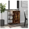 Image de Buffet chêne fumé 70x30x80 cm bois d'ingénierie 835491