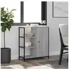 Image de Buffet sonoma gris 70x30x80 cm bois d'ingénierie 835492