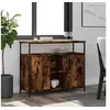 Image de Buffet chêne fumé 100x35x80 cm bois d'ingénierie 835501
