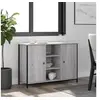 Image de Buffet sonoma gris 100x35x70 cm bois d'ingénierie 835517