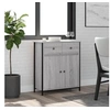 Image de Buffet sonoma gris 70x30x80 cm bois d'ingénierie 835527