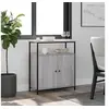 Image de Buffet sonoma gris 70x30x80 cm bois d'ingénierie 835532