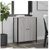 Image de Buffet sonoma gris 70x30x80 cm bois d ingénierie