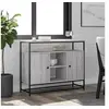 Image de Buffet sonoma gris 100x35x80 cm bois d'ingénierie 835542