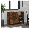 Image de Buffet chêne fumé 100x33x75 cm bois d'ingénierie 835551