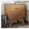Image de Table de Chevet, Armoire de Lit avec Pieds, Table de Nuit avec Rangement, Armoire de Nuit Chambre, Moderne, Marron 358582