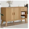 Image de Dressoir OLDEN 114x43x73,5 cm massief grenenhout bruin358606