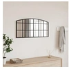 Image de Miroir mural noir 80x40 cm arche fer 358637