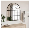Image de Miroir mural noir 80x40 cm arche fer 358651