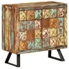 Image de Armoire à tiroir multicolore 70x35x70 cm bois de récupération