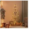 Image de Arbre de Noël en métal pour décoration noir 140 cm 359601