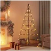 Image de Arbre de Noël en métal pour décoration noir 180 cm 359602