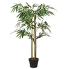 Image de Kunstplant bamboe 760 bladeren 120 cm groen358976