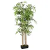 Image de Kunstplant bamboe 730 bladeren 120 cm groen358989