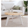 Image de Dessus de table rond Ø70x3 cm bois de pin massif