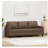 Image de Canapé à 3 places Marron 180 cm Tissu