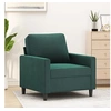Image de Fauteuil Vert foncé 60 cm Velours