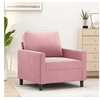 Image de Fauteuil Rose 60 cm Velours359182