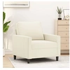 Image de Fauteuil Crème 60 cm Velours359187