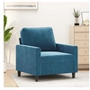 Image de Fauteuil Bleu 60 cm Velours359188