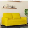 Image de Canapé à 2 places Jaune 120 cm Velours