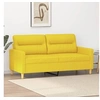 Image de Canapé à 2 places Jaune clair 140 cm Tissu359240