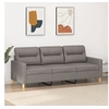 Image de Canapé à 3 places Taupe 180 cm Tissu
