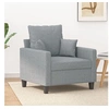 Image de Fauteuil Gris clair 60 cm Tissu